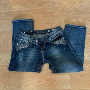 Miss Me Cuffed Capri